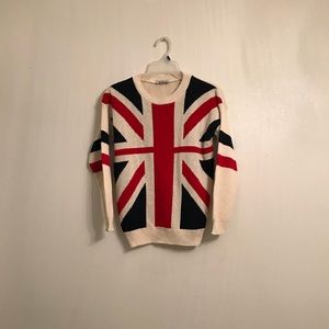Sphere United Kingdom 🇬🇧 Flag Sweater Size Small